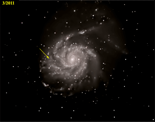 M-101 supernova